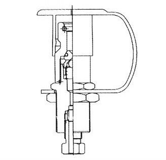 QF-T5 Stainless Steel CNG Filling Nozzle Inflatable Natural Gas Valve