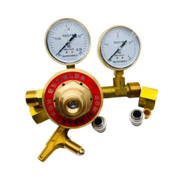 BWJ-224 Propane Welding Regulator Gas Pressure Reducer with Two Gauges