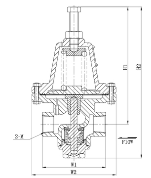 DYS-20 Stainless Steel Low Temperature Cryogenic Pressure Building Regulator