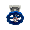 DJ-20G Short Stem Blue Handwheel Gryogenic Globe Valve