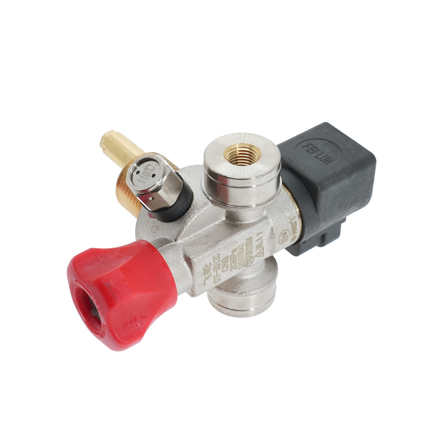 CTF-XD12C 20MPA 8MM CNG Natural Gas Solenoid Cylinder Valve