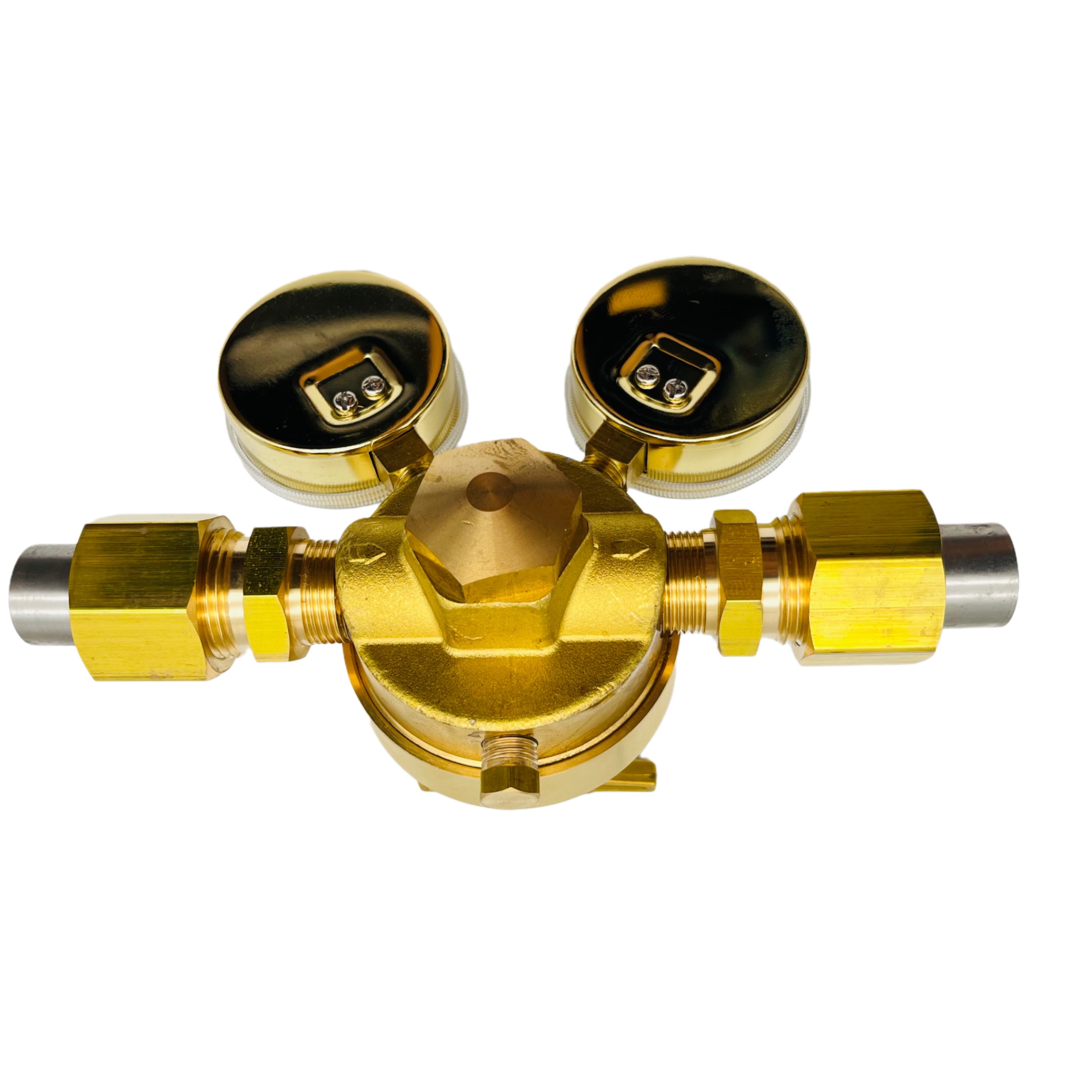YQJ-12D Pressure Reducer Oxygen Brass Welding Regulator with Gauge