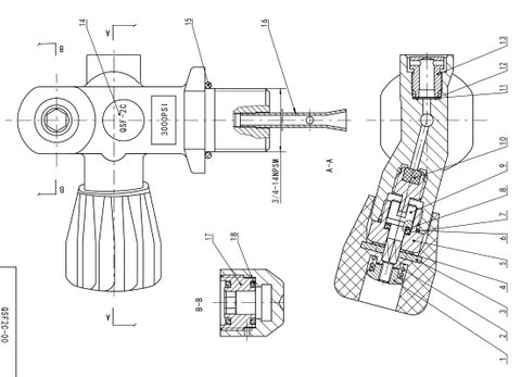 QSF-2 Air Gas Cylinder Diving SCUBA Equipment Tank DIN/YOKE Valve