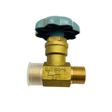 QJT150-4 Gas Pipe Fitting Brass Right Angle Globe Valve