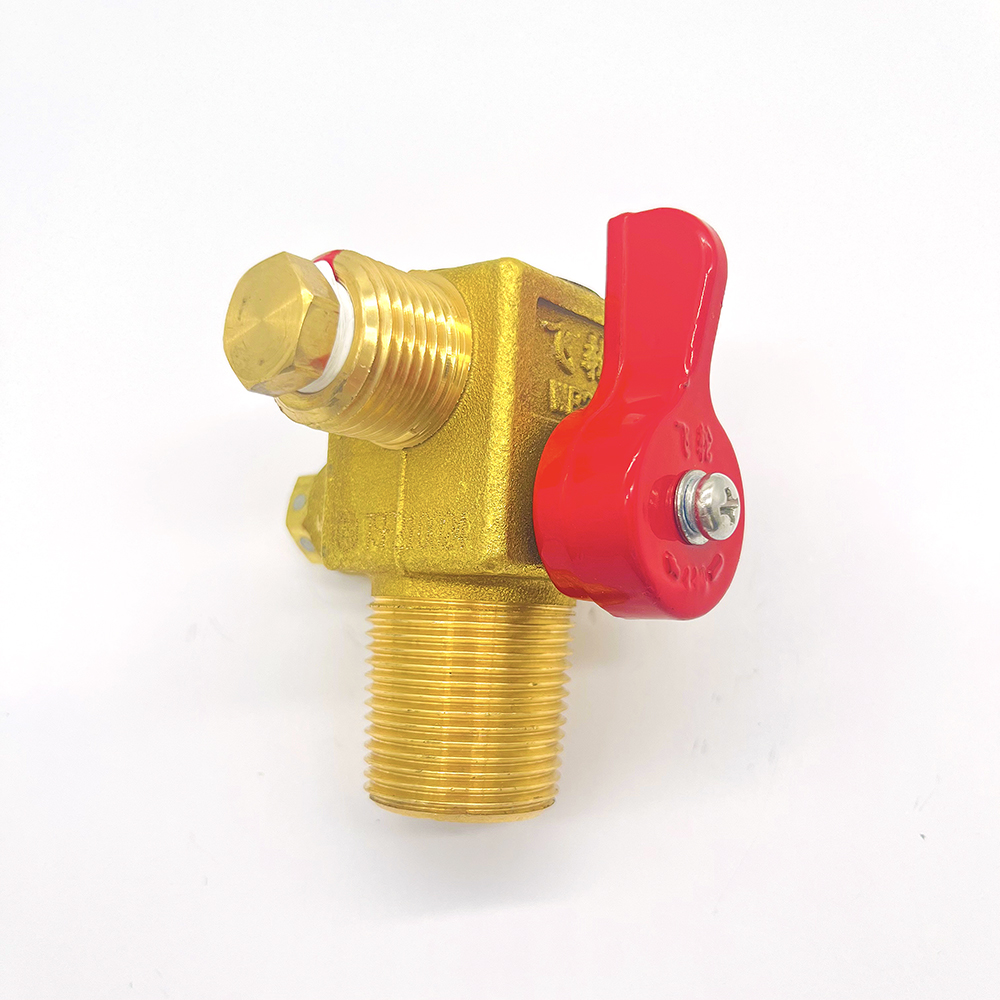 QF-T1 High Pressure Brass Natural Gas Cylinder Valve for Vehicle 