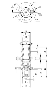 DHK-10 LNG Stainless Steel Low Temperature Cryogenic Gas Return Receptacle