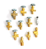 QF-10 Brass SS316 Monel400 Stem Cl2 Needle Chlorine Cylinder Valve 