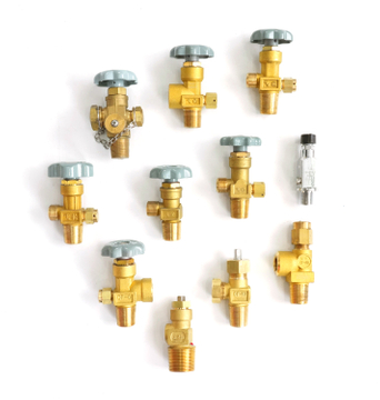 CGA870 Medical Brass Nickel Plated Oxygen O2 Cylinder Valve 