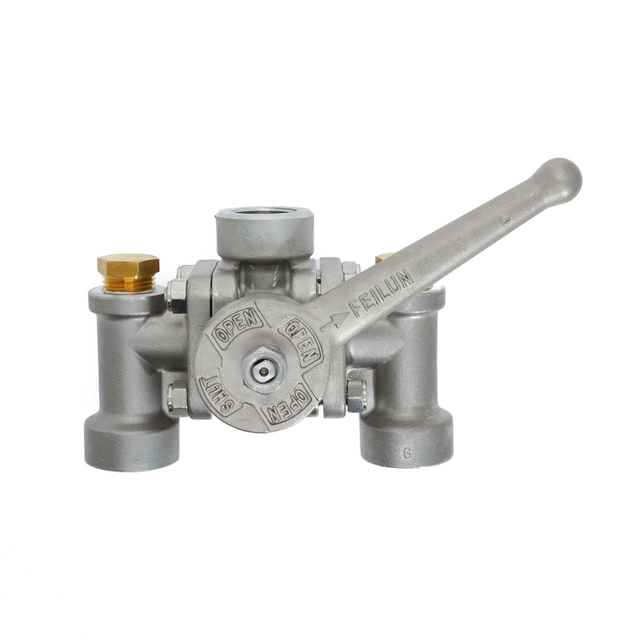 DQS-25 Cryogenic Diverter Ball Valve Used for Liquid Storage Tank