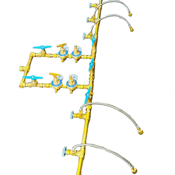 Hospital Medical Gas Cylinder Oxygen Supplying Central Manifold Switching System