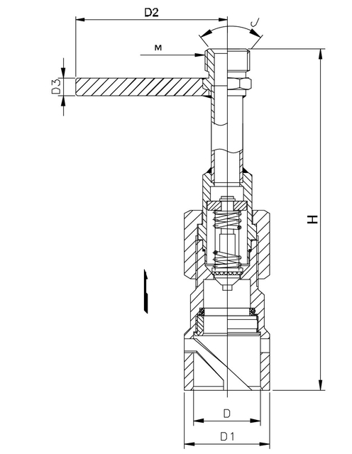 DHJ-10 Stainless Steel Cryogenic Low Temperature LNG Vent Connection