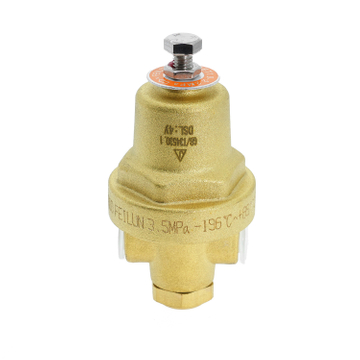 DYJ-06ZD Brass Cryogenic Reduce Pressure Economizer Regulator for Dewar Cylinder