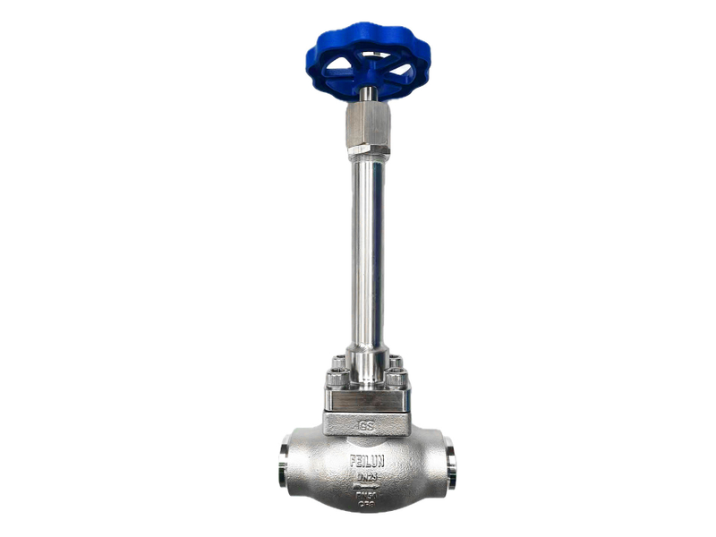 DJ-25 CF8 LNG 50Bar Long Stem Cryogenic Globe Valve