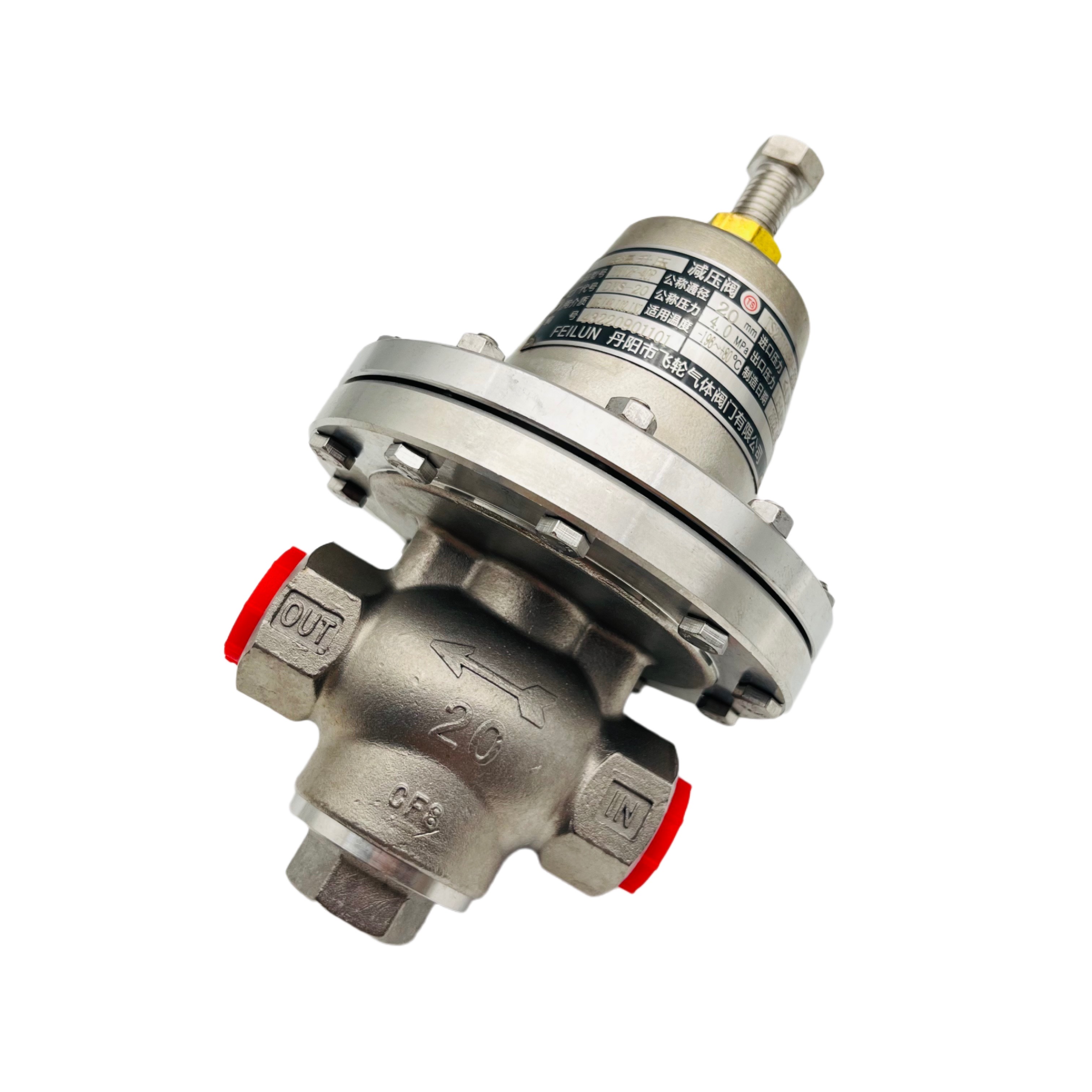 DYS-20 Stainless Steel Low Temperature Cryogenic Pressure Building Regulator