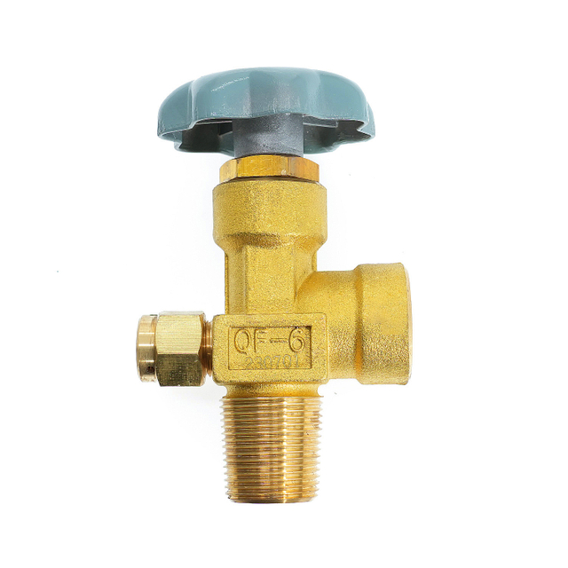 QF-6 Flapper Type Brass Oxygen O2 Cylinder Valve