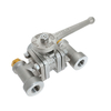 DQS-25 Cryogenic Diverter Ball Valve Used for Liquid Storage Tank