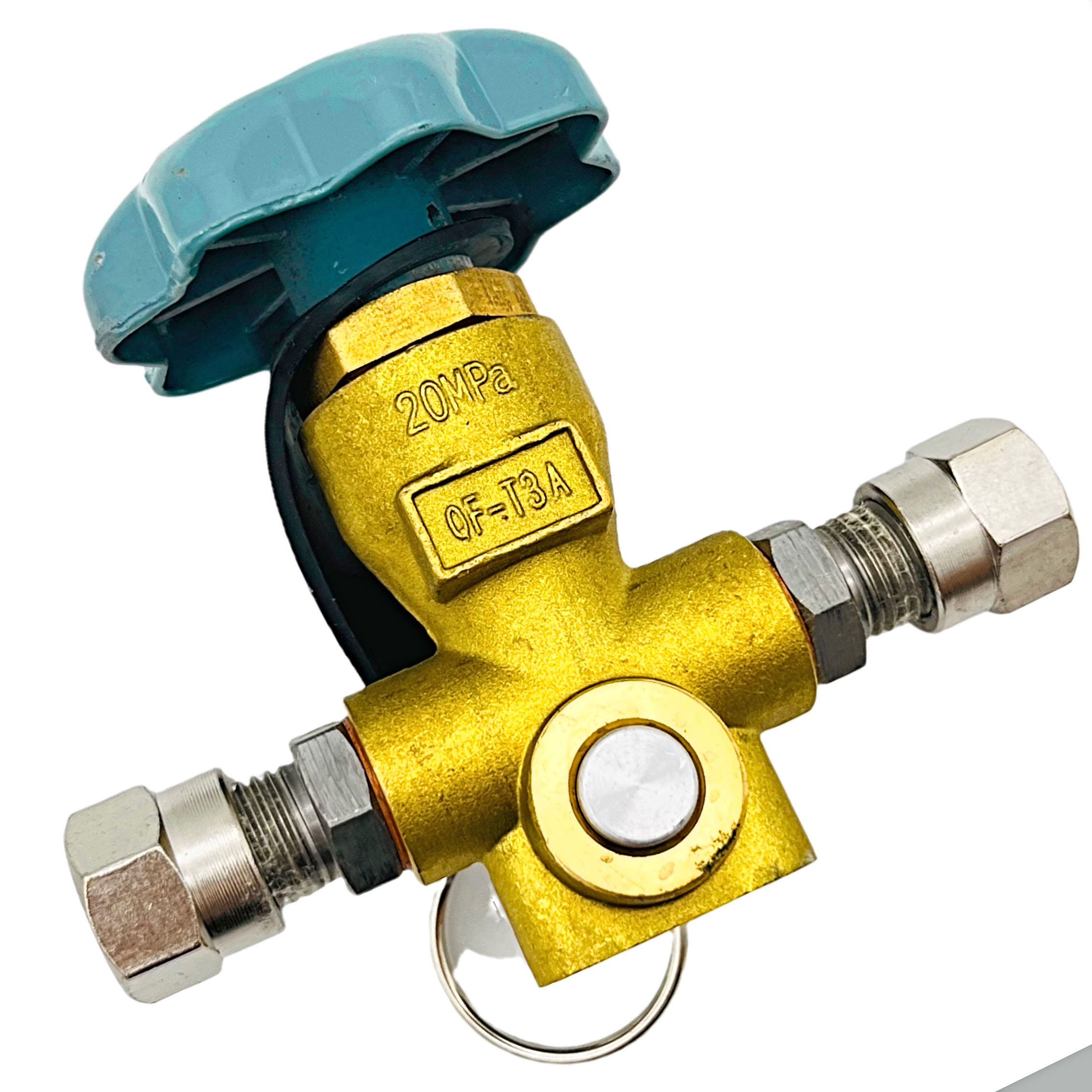 QF-T3A Natural Gas CNG Cylinder Brass Filling Vehicle Valve