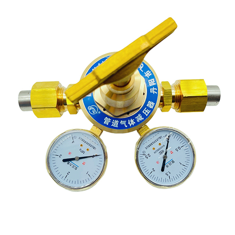 YQJ-12D Pressure Reducer Oxygen Brass Welding Regulator with Gauge