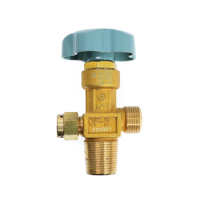 QF-2 Flapper Type Industrial Brass Oxygen O2 Cylinder Valve