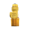 QF-15A High Precision Needle Type Brass Acetylene Cylinder Valve