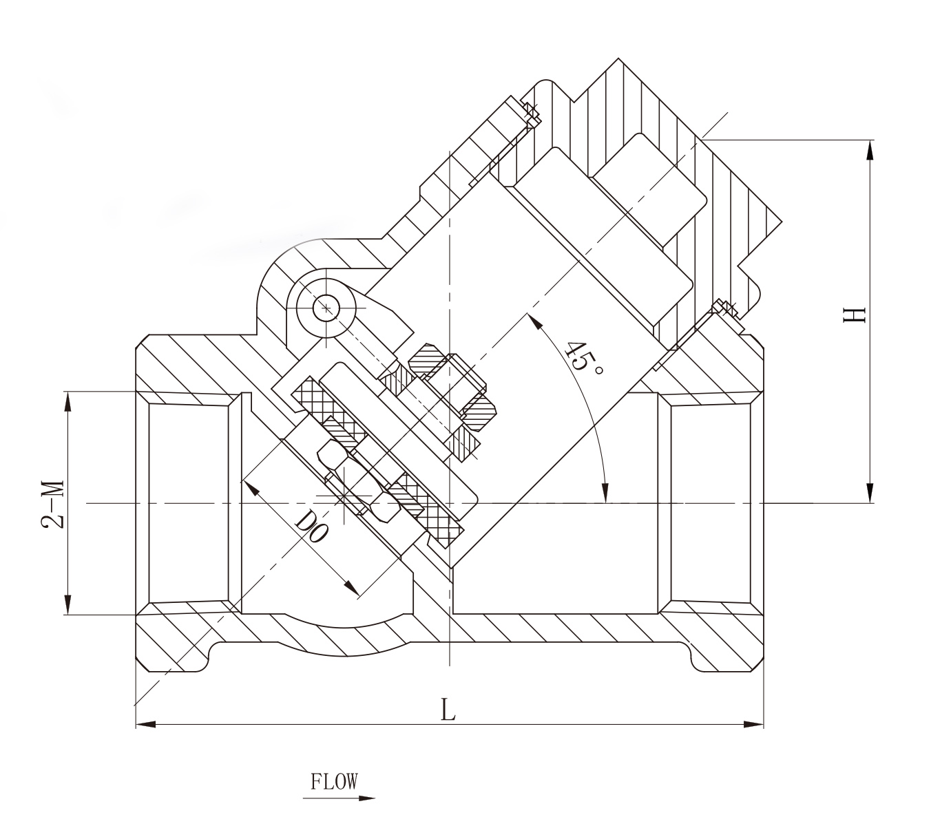 DHX-25 LNG Stainless Steel Cryogenic Swing Check Valve